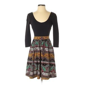 Maeve V neck fit & flare dress